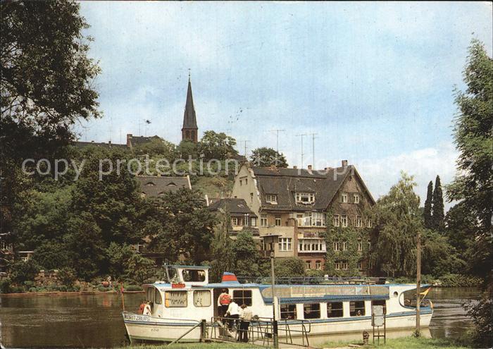 Halle Saale Anlegestelle Weissen Flotte