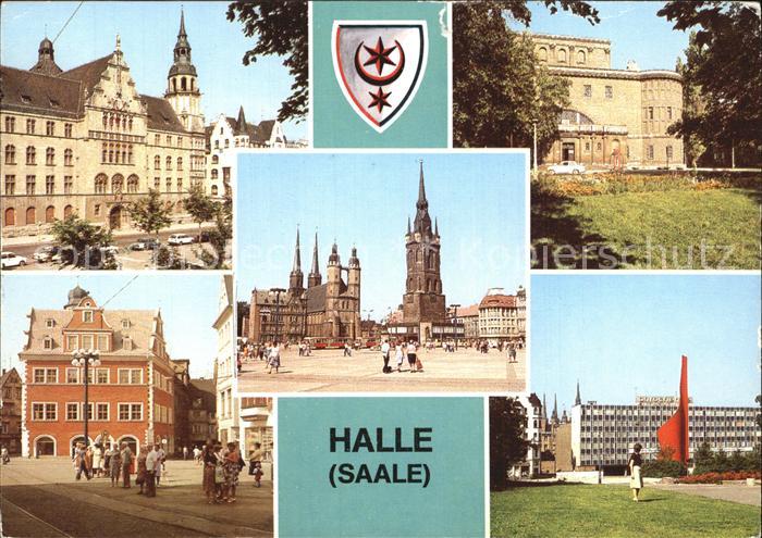 Halle Saale Hansering Markt Landesmuseum Marktschloesschen