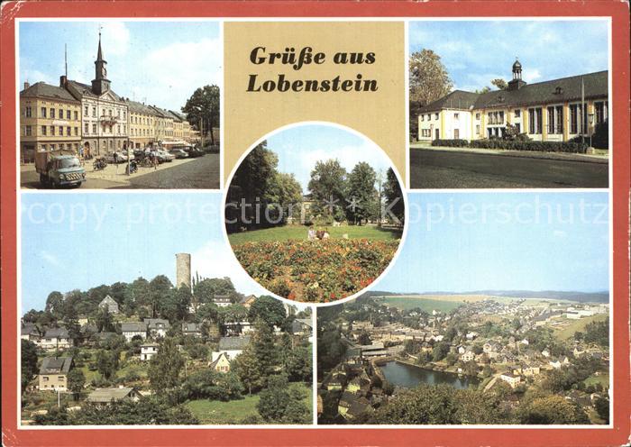 Lobenstein Thueringen Bad Markt Kreiskulturhaus Alten Turm Stadtpark