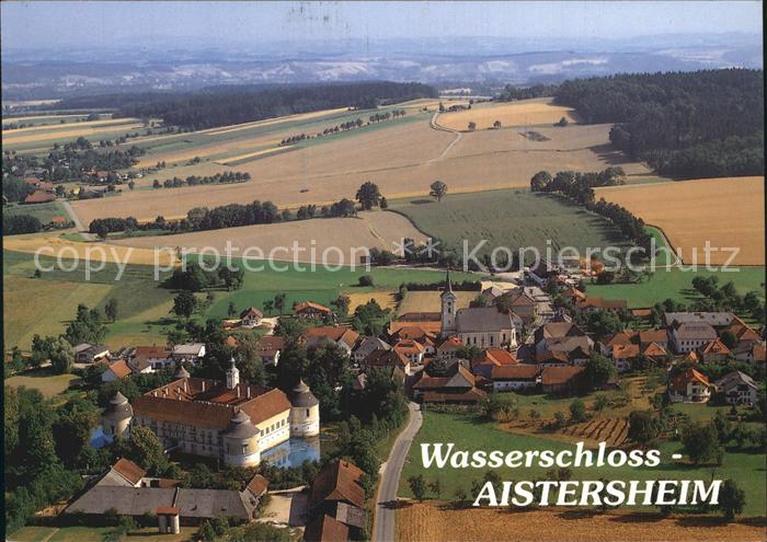 Aistersheim Wasserschloss Luftaufnahme