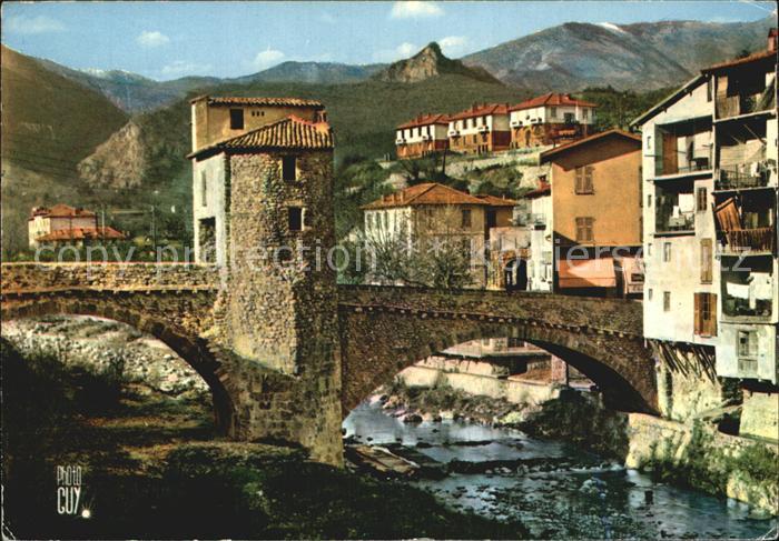 Sospel Pont Vieux Panorama