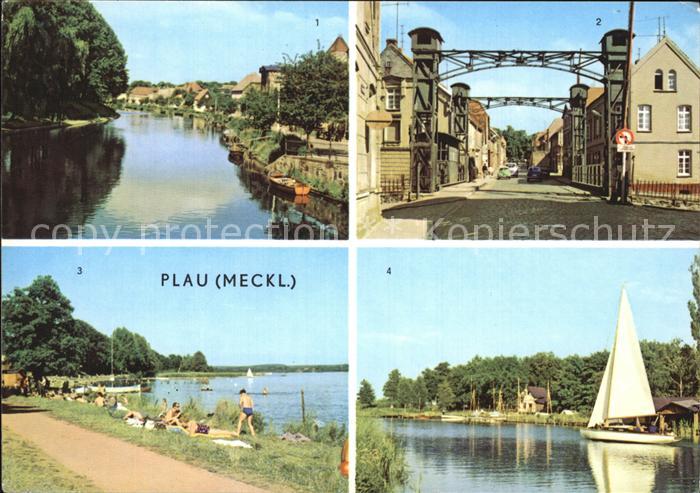 Plau Mecklenburg Strand Grosse Bergstrasse Seglerheim