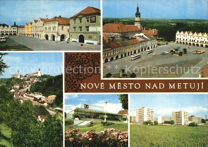 Nove Mesto nad Metuji Kino Neubaugebiet Marktpatz Burg