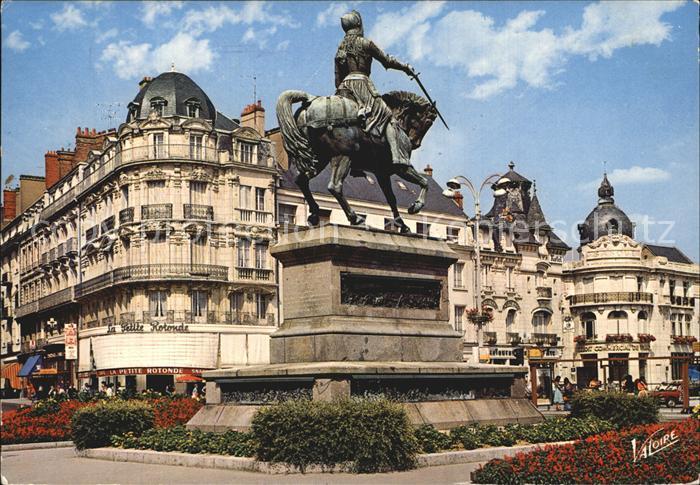 Orleans Loiret Place du Martroi Statue Jeanne de Arc