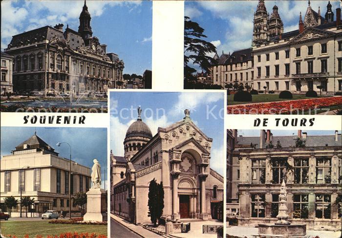 Tours Indre-et-Loire Stadtansichten