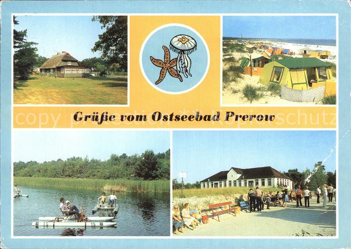 Prerow Ostseebad Rohrdachhaus Campingplatz A 19 Wassertreter Duenenhaus