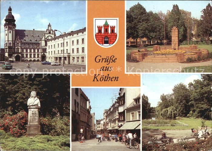 Koethen Anhalt Hubertusteich Ehrenmal Opfer des Faschismus Bachdenkmal