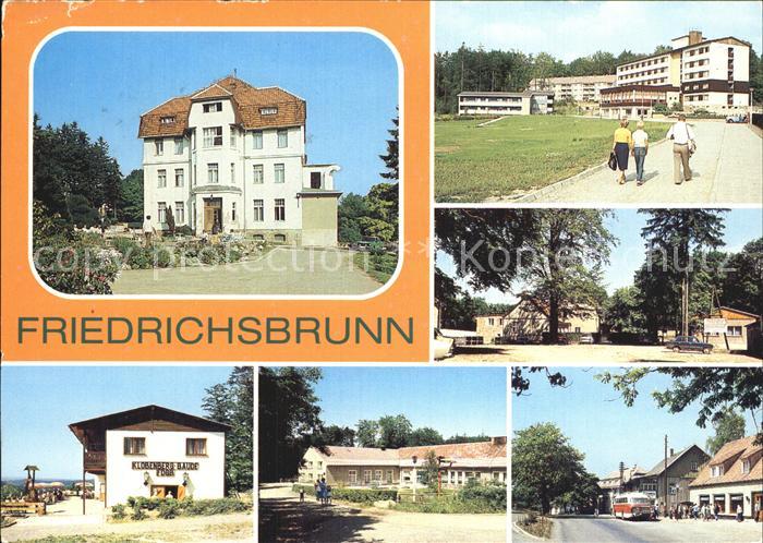 Friedrichsbrunn Harz Sanatorium Ernst Thaelmann FDGB Klobenbergbaude Bettenhaus