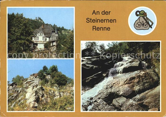 Wernigerode Harz Steinerne Renne Ferienheim Gaststaette Renneklippen