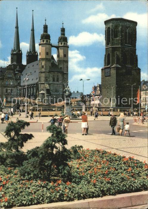 Halle Saale Marktplatz Kirche Turm