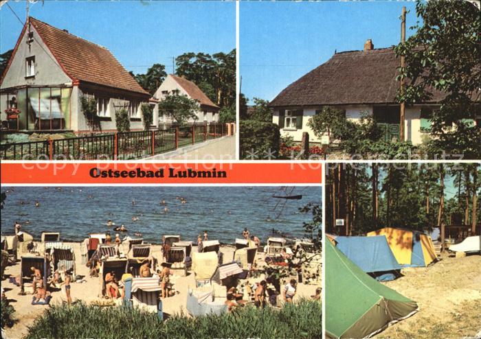 Lubmin Ostseebad Freester Strasse Schilfhaus Strand Zeltplatz