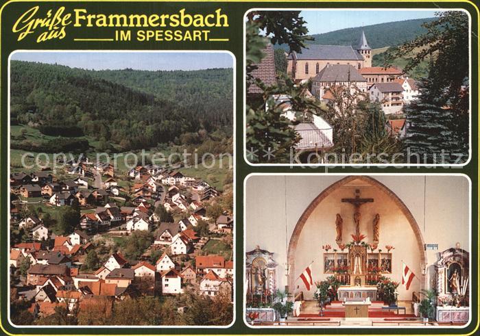 Frammersbach Stadtansicht Kircheninneres