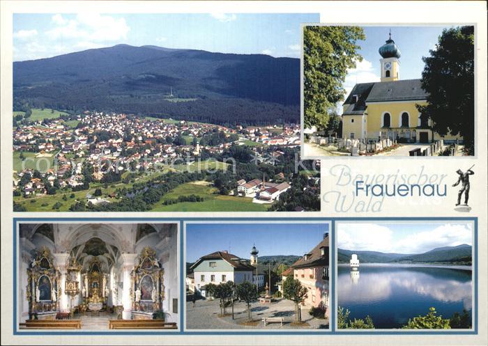 Frauenau Stadtansicht Kirche