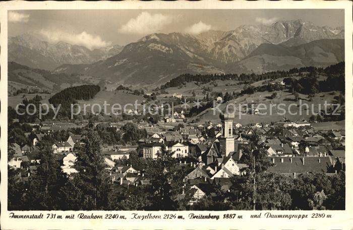 Immenstadt Allgaeu Rauhorn Kugelhorn Breitenberg