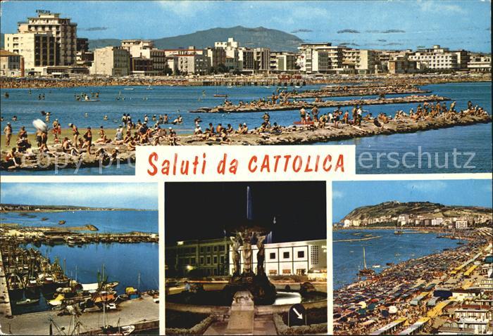 Cattolica Rimini Hafen Stadtansicht