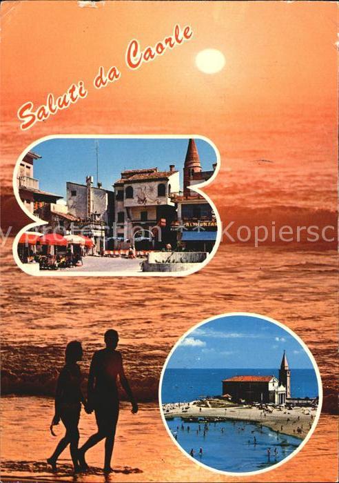 Caorle Venezia Kirche Platz und Strand