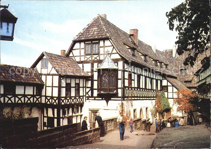 Eisenach Thueringen Wartburg Innenhof mit Nuernberger Erker
