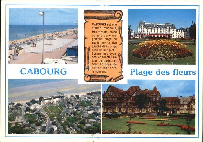 Cabourg Plage des fleurs Fliegeraufnahme