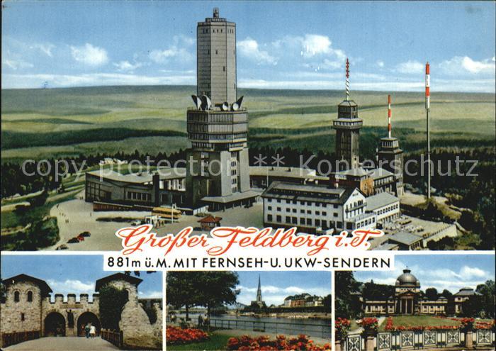 Feldberg Taunus Funkturm Schloss mit Park