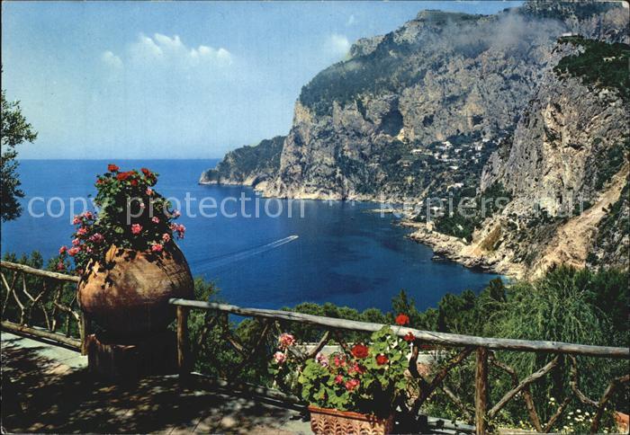 Capri Blick auf die Bucht