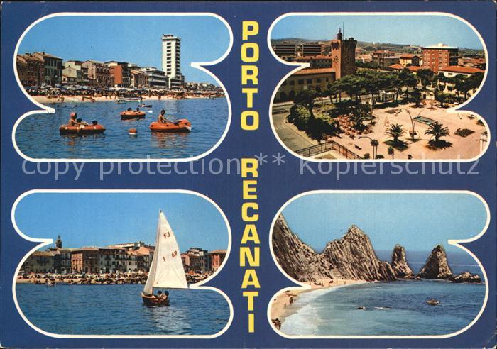 Recanati Fliegeraufnahme Strand Bucht