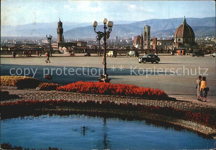 Firenze Florenz Panorama vom Michelangelo Platz gesehen