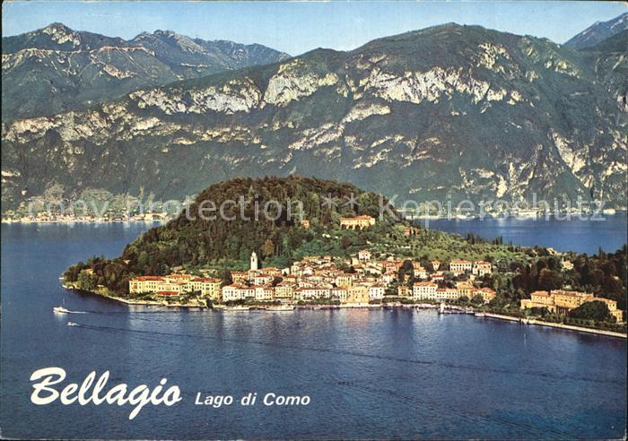 Bellagio Lago di Como Fliegeraufnahme