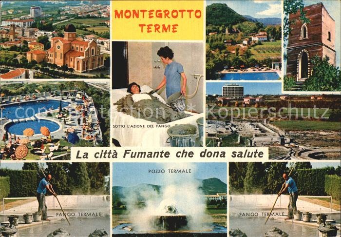 Montegrotto Terme Fango Termale Schwimmbad Moorbad Turm