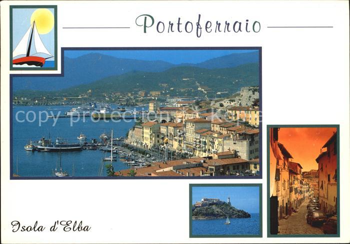 Portoferraio Toscana Fliegeraufnahme Altstadt Festung