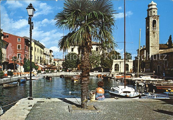 Lazise Lago di Garda Der Hafen