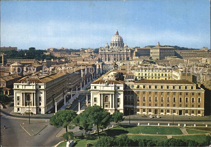 Roma Rom Concillazione Strasse und Peterslirche