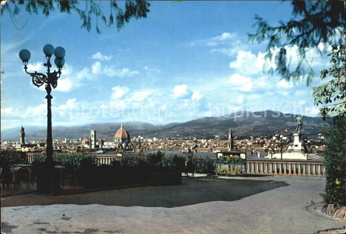 Firenze Florenz Vom Platz Micel Angelo gesehen
