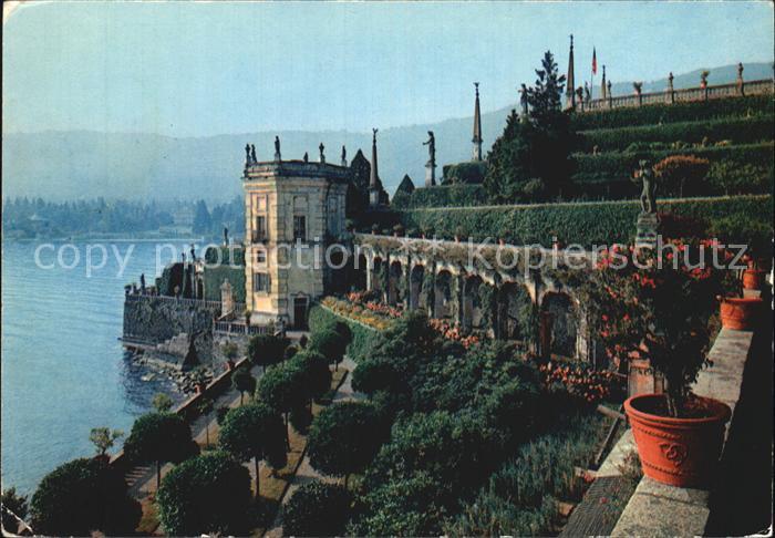 Isola Bella Lago Maggiore Terrasse Garten
