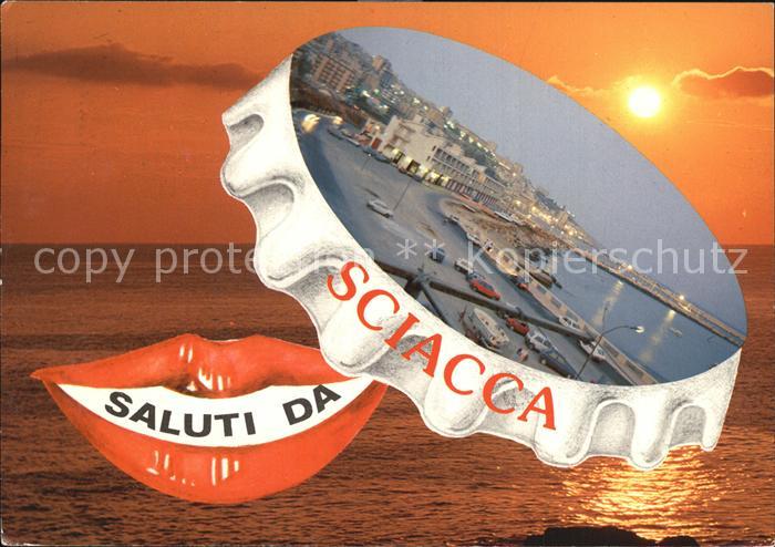 Sciacca Agrigento Stadtansicht