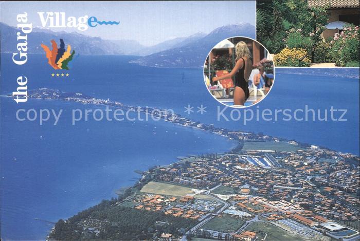 Sirmione Lago di Garda Fliegeraufnahme