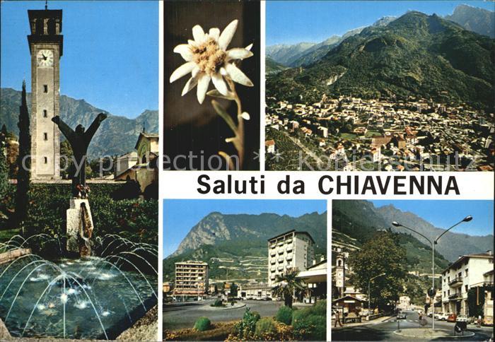 Chiavenna Stadtansicht