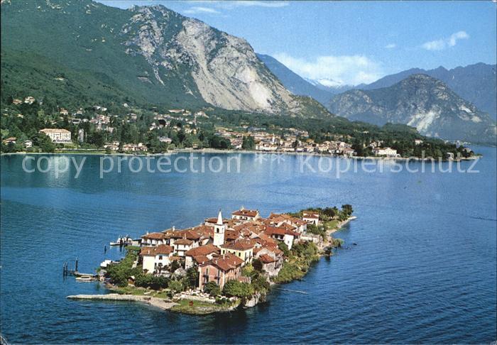 Baveno Isola Pescatori Fliegeraufnahme