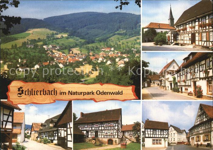 Schlierbach Lindenfels Odenwald Stadtansicht