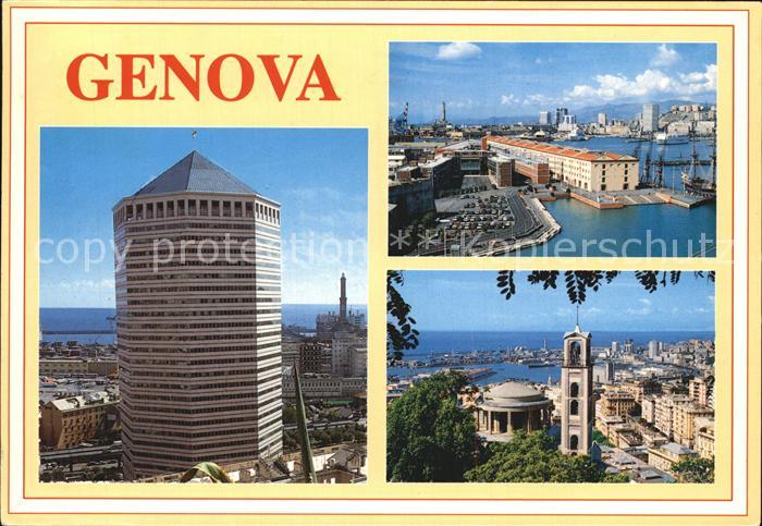 Genova Genua Liguria Hoenchhaus Teilansicht Haf