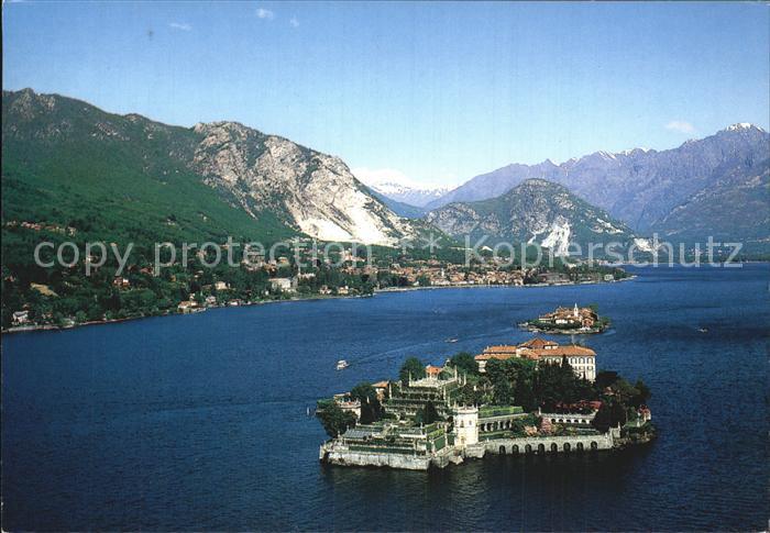 Isola Bella Lago Maggiore Fliegeraufnahme