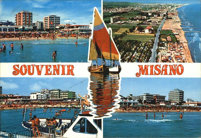 Misano Adriatico Fliegeraufnahme Strand