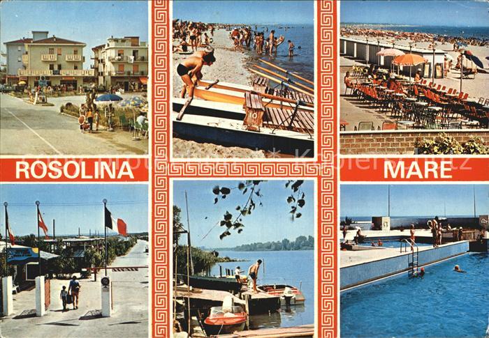 Rosolina Mare Schwimmbad Strand Campingplatz