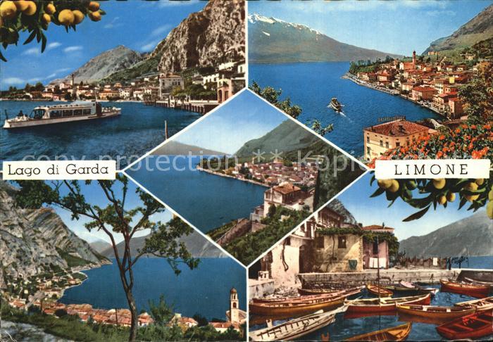 Limone sul Garda Hafen Gesamtansicht