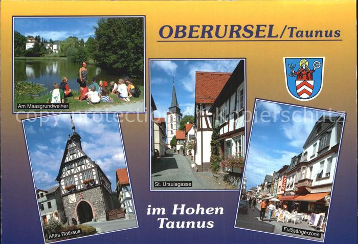 Oberursel Taunus Sankt Ursulagasse Altes Rathaus Fussgaengerzone Am Maasgrundwei