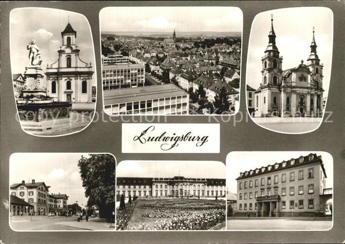 Ludwigsburg Schloss Teilansicht Rathaus