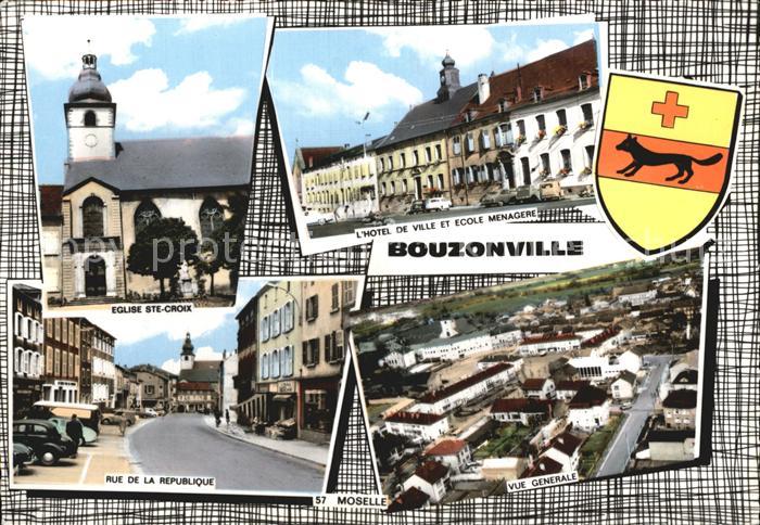 Bouzonville Eglise Sainte-Croix Rue de la Republique