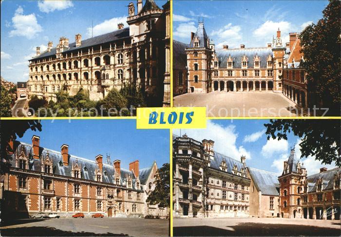 Blois 41 Le chateau la facade des Loges