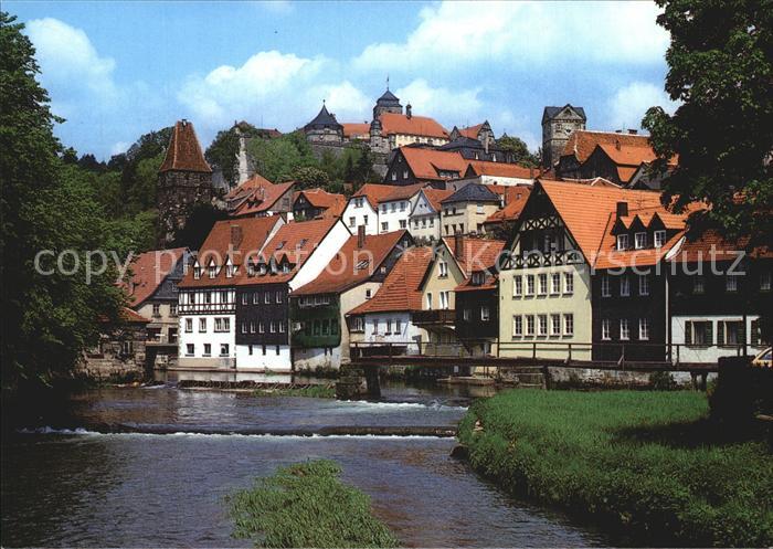 Kronach Oberfranken Teilansicht mit Burg