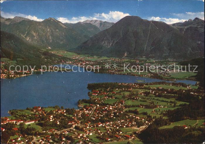 Bad Wiessee Fliegeraufnahme mit Wallberg und Bodenschneid