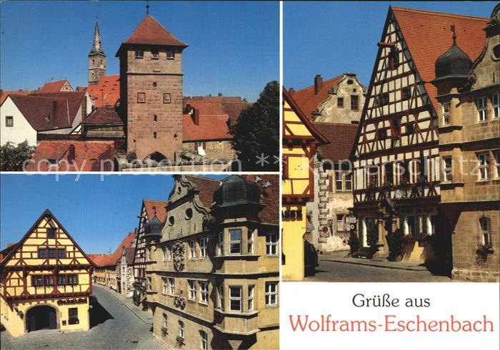Wolframs-Eschenbach Fachwerkhaus Turm Sparkasse